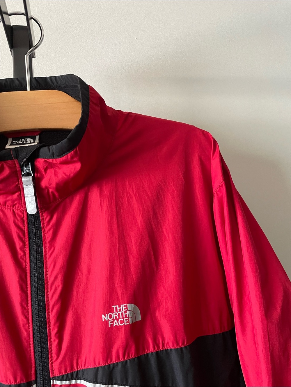 Y2K Vintage North Face Stow Windbreaker Jacket Red Mens Size Large - Picture 3 of 8